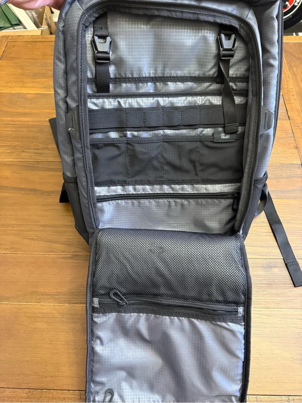 EBags Gray Urban Tech Backpack with Organized Compartments